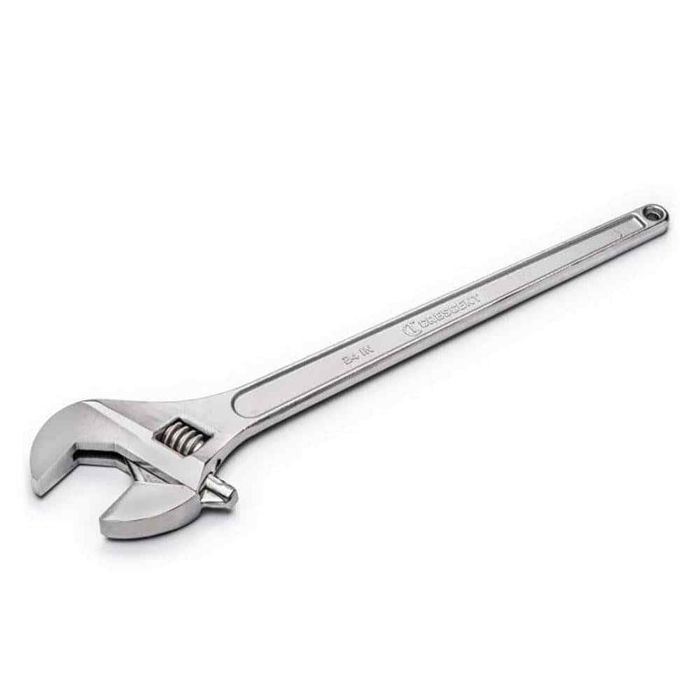Crescent AC224VS Adjustable Wrench: Chrome-Plated