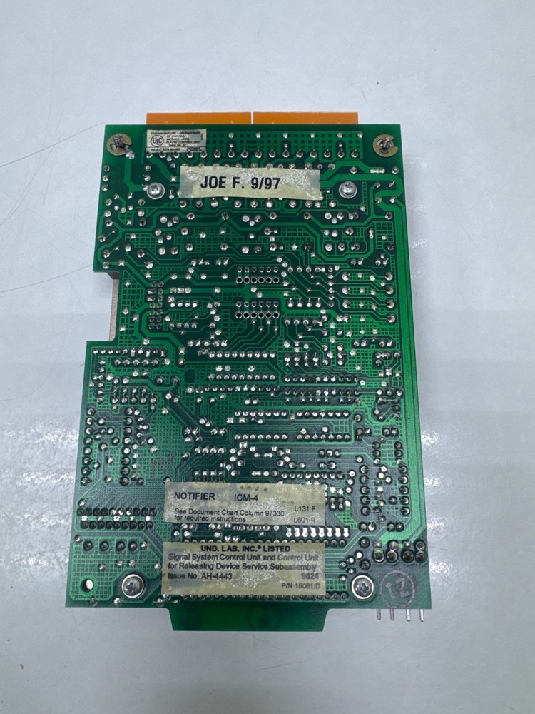 NOTIFIER ICM-4 INDICATING MODULE Control BOARD (without box)
