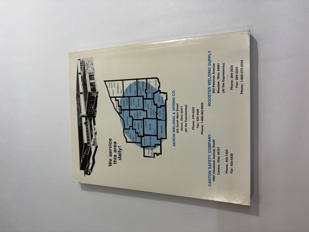 Akron Welding & Spring Co. Ohio Welding Construction Ephemera Book Order Guide