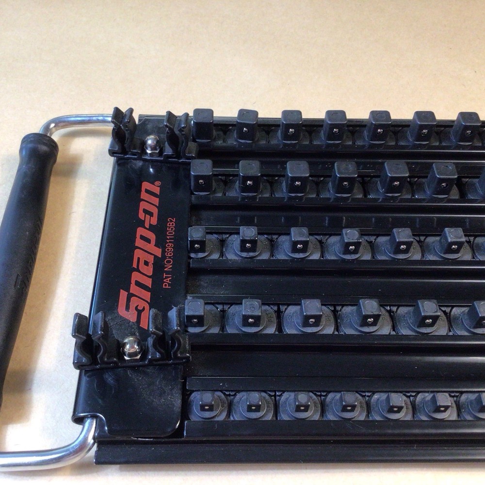 Snap On 20" 5 Row Socket Tray Organizer Black Multi Drive Lock-A-Socket KASKT5BK