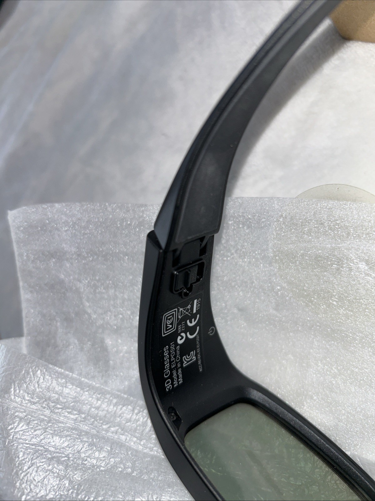 EPSON 3D Glasses Active Shutter IR ELPGS01 for Projectors Used