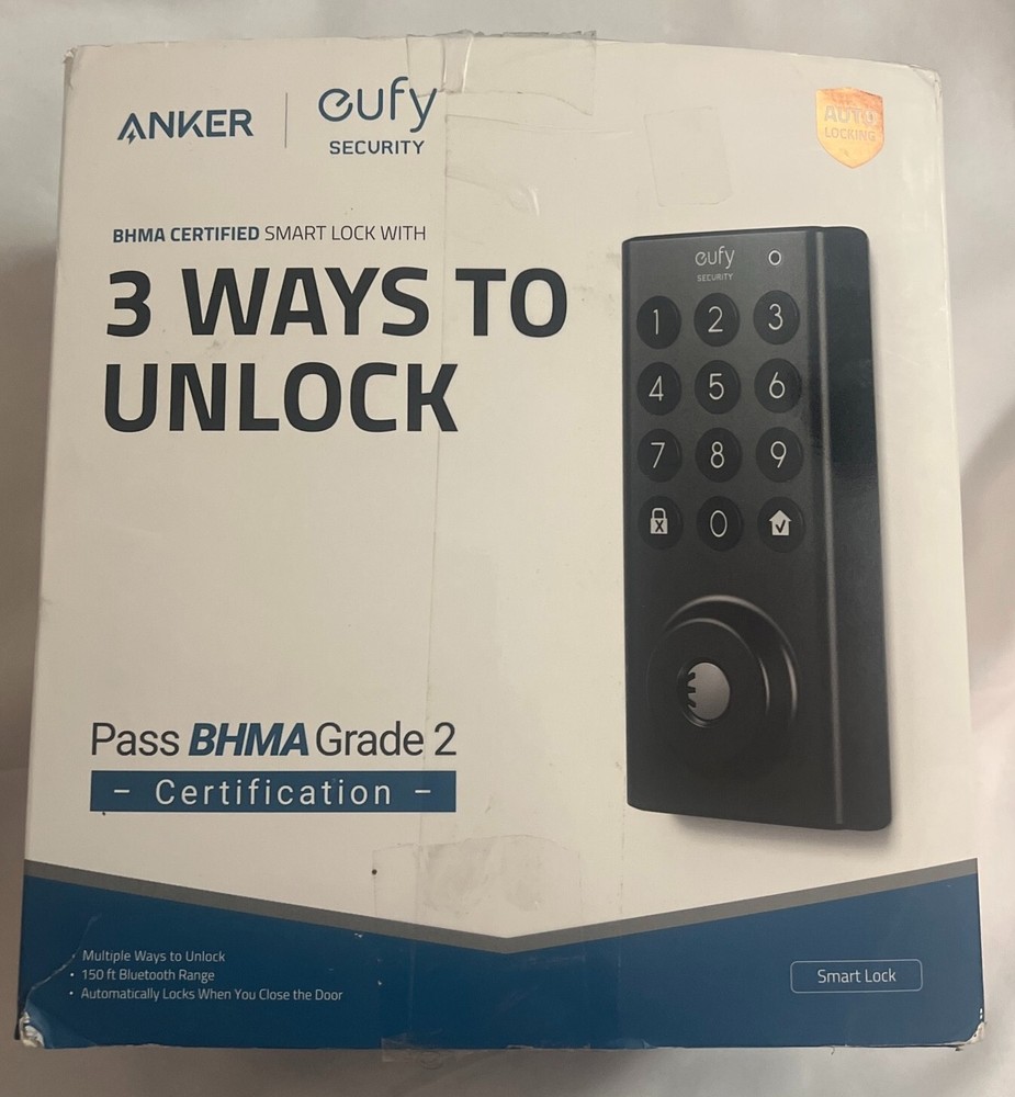 Eufy Security Smart Lock Bluetooth Electronic Deadbolt Entry (41237-ele-ys)