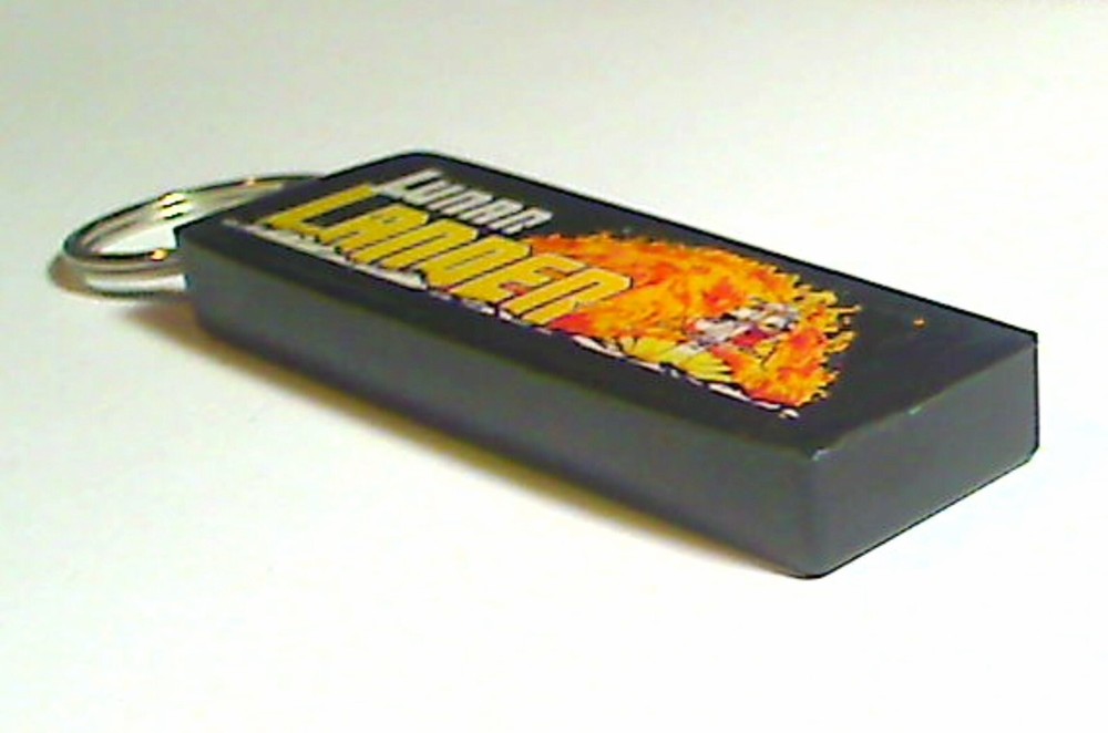 Lunar Lander Arcade Marquee Coin Door accessory Keychain