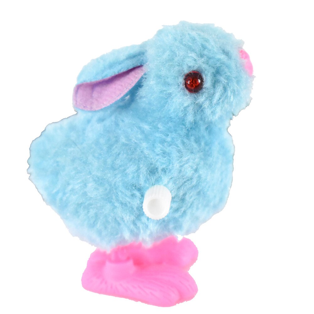 Wind Up Hopping Bunny Easter Egg Bunny 2 Pack (Blue)