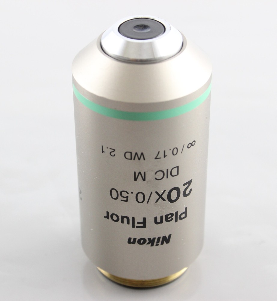 Nikon Plan Fluor 20x 0.50 DIC M Microscope Objective Eclipse E & i Series