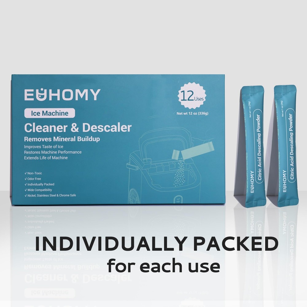 Ice Maker Cleaner & Descaler | 12 Use & Individually Packed | Ice Machine Cle...