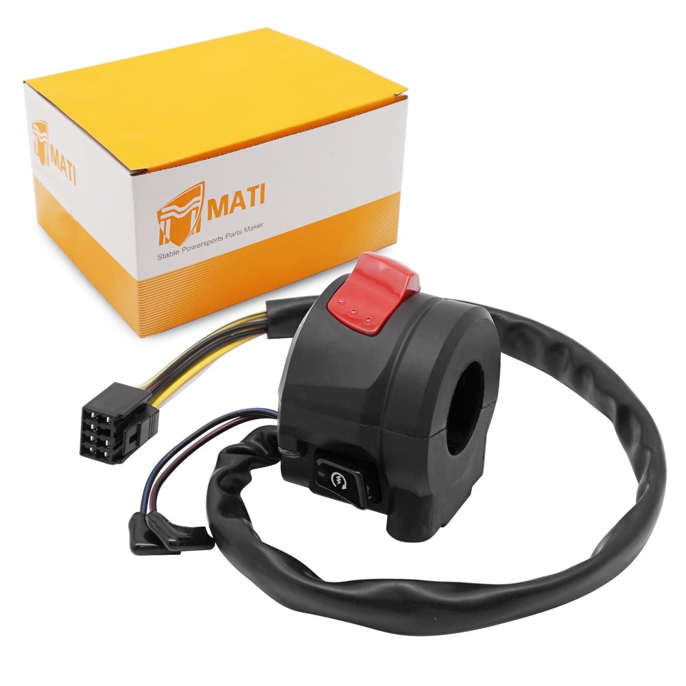 M MATI Handlebar Right Control Switch Start Kill Stop Button for Suzuki A