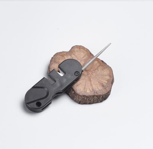 EDC Outdoor ABS Plastic Tungsten Steel Sharpener Diamond Sharpener Multi Tool