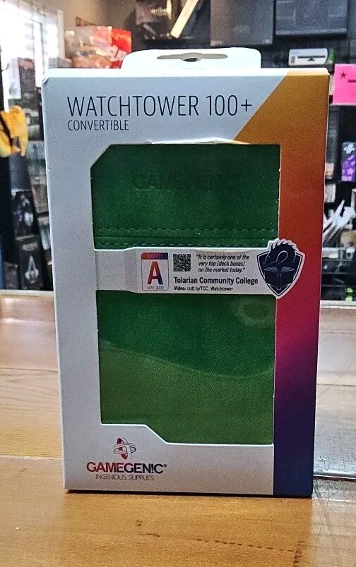 Gamegenic Watchtower Deck Box 100plus Green