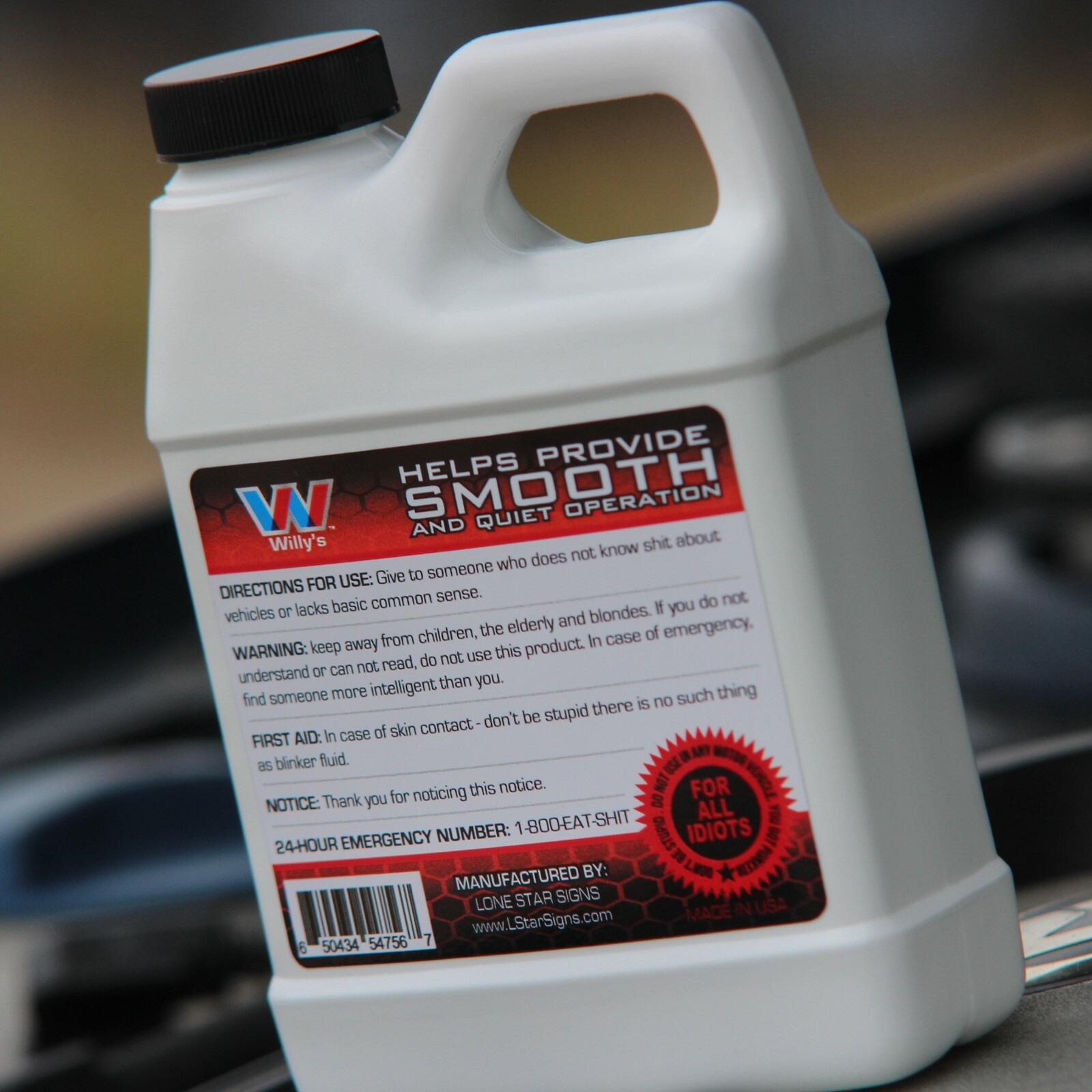 Blinker Fluid - Gag Gift Bottle