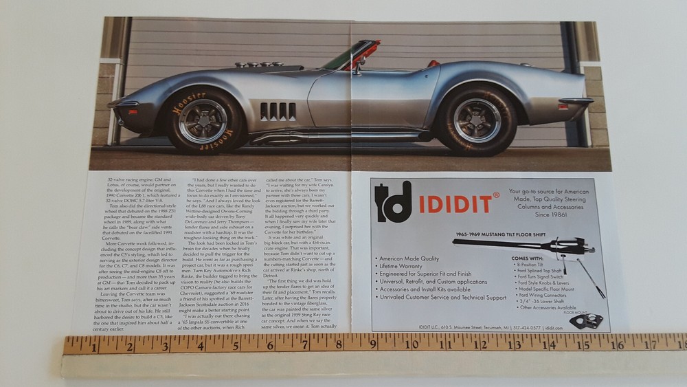 1969 CORVETTE - INGLESE FUEL INJECTION - ORIGINAL 2023 ARTICLE