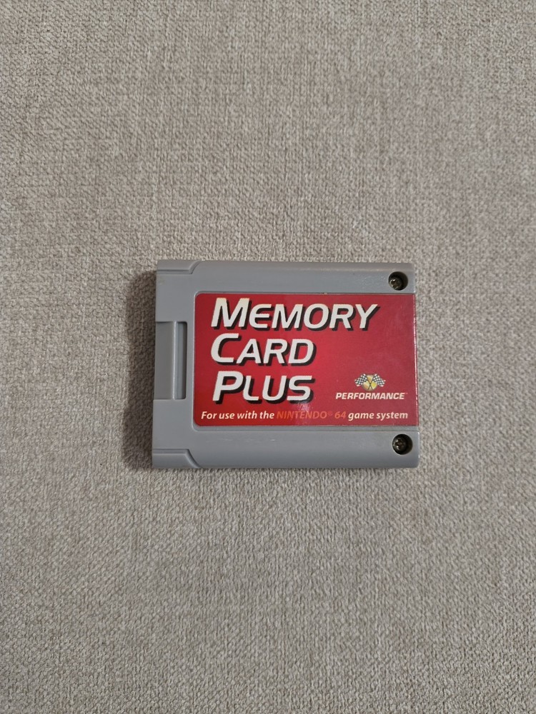 Memory Card Plus Nintendo 64 N64 by Performance