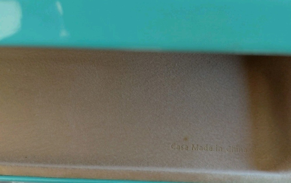 ​Tiffany & Co. Hard Shell Eyeglass Case Blue Robin Clamshell Replacement Case
