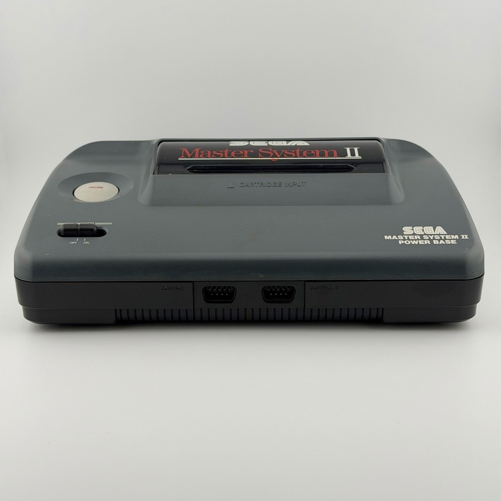 Sega Master System II 2 Launch Edition Gray Console NTSC W/ Controller & Cables