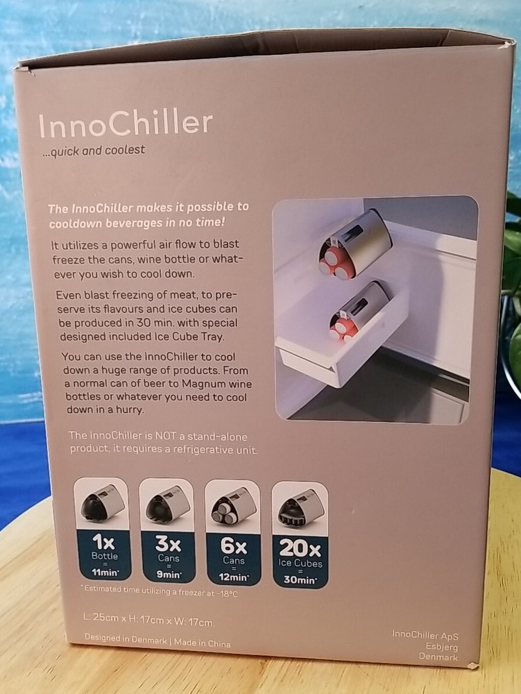 InnoChiller Cools Down Drinks In Minutes Cooler Ice Maker- Refrigerator Required