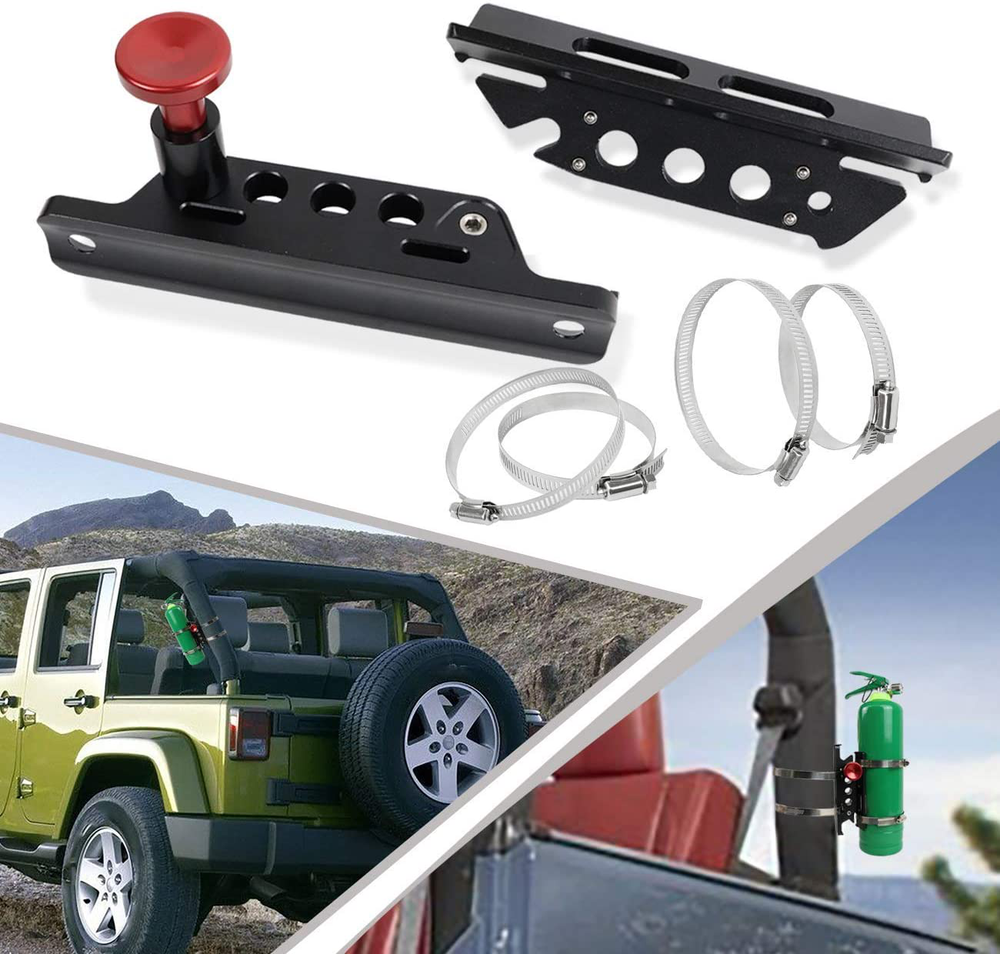 Universal Quick Release Roll Bar Fire Extinguisher Mount bracket Ranger Can ATV