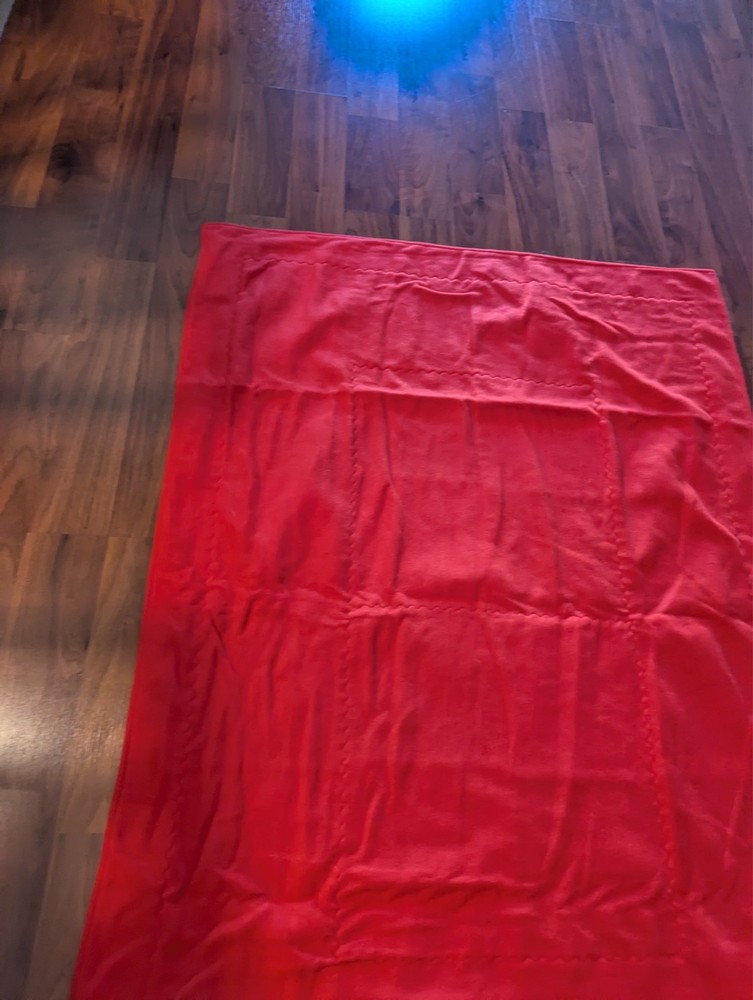 Patchwork Lap Quilt Blanket Throw Multicolor 50”x 35” - Please See Video