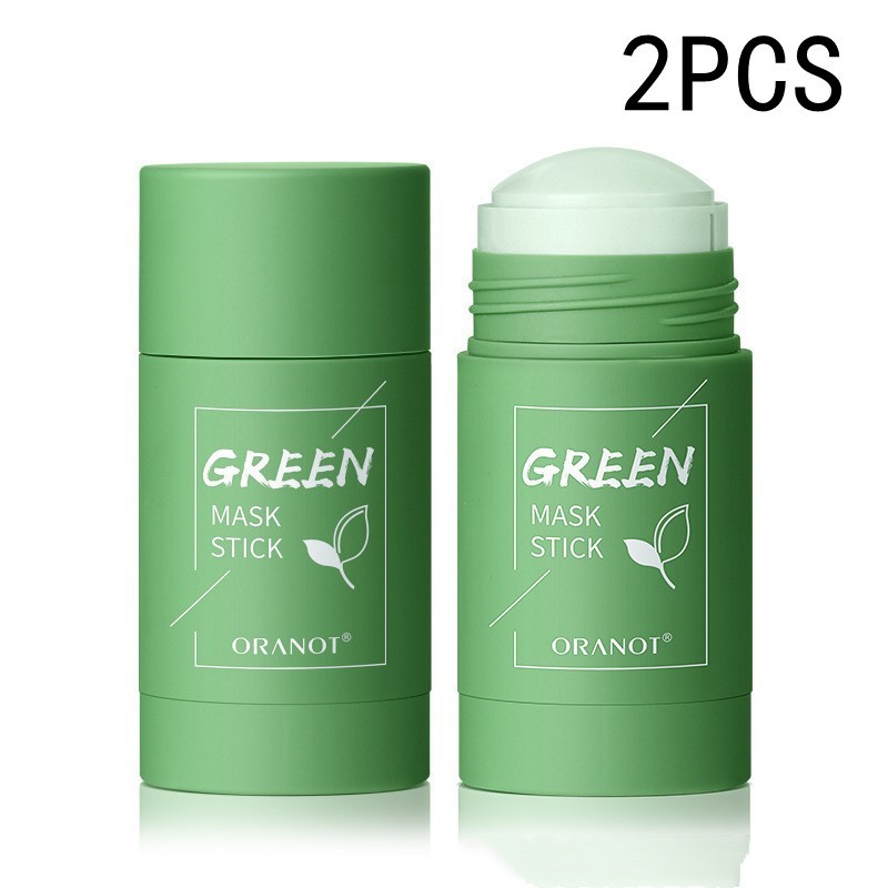 Green Tea Solid Mud Mask – Moisturizing Deep Pore Cleansing Face Mask Stick