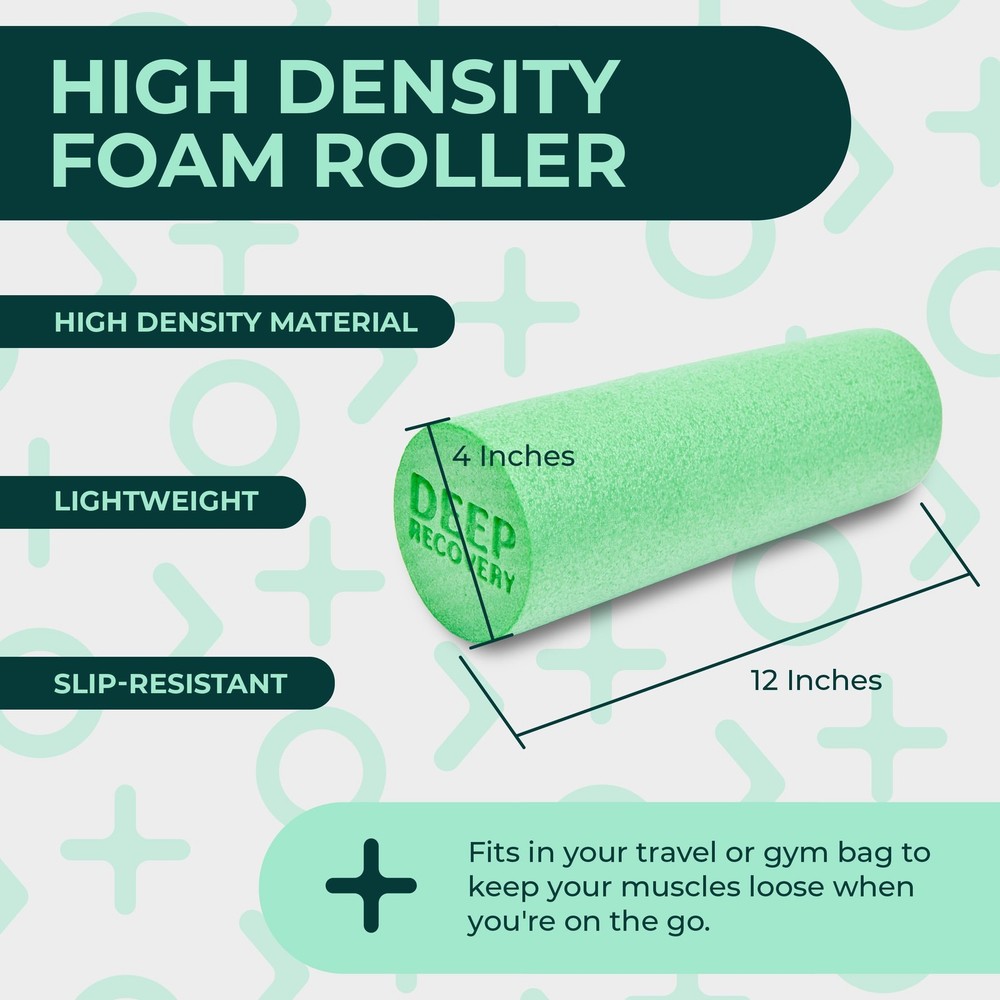 Deep Recovery Yoga Foam Roller for Physical Therapy Exercise – Soft Back Rol...