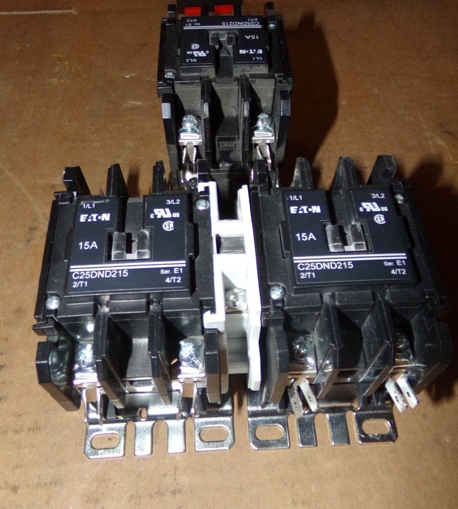 Qty.3 Eaton C25DND215 Contactor