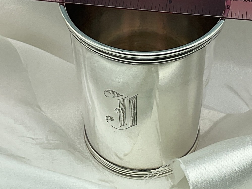 Vintage International Silver Solid Sterling Silver Mint Julep Cup w/MONO