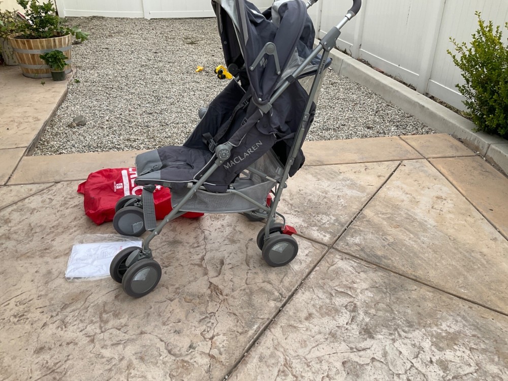 mclaren stroller gray