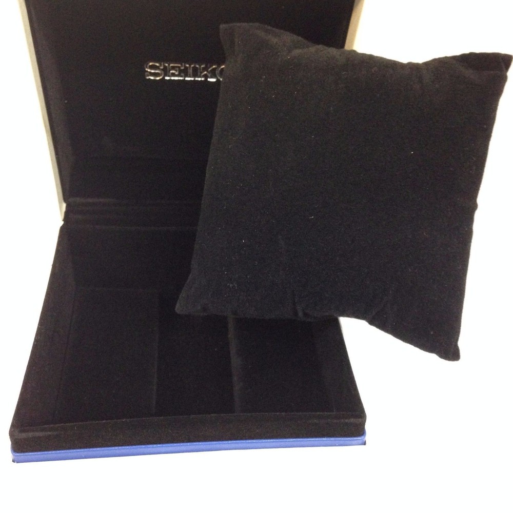 Seiko Authentic White Empty Watch Box Jewelry Storage Case
