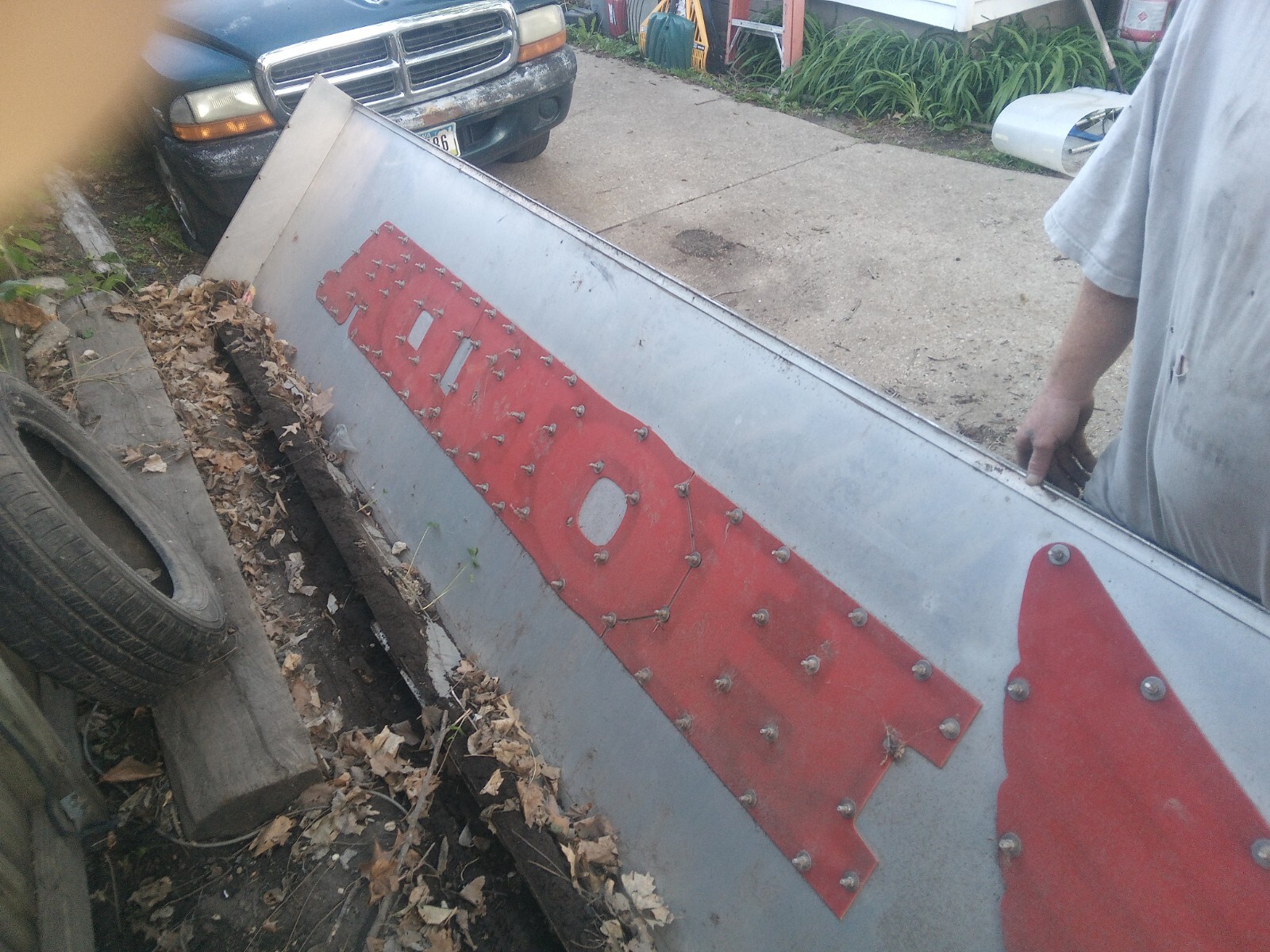 HONDA DEALER SIGN MOTORCYCLE 15'X3'