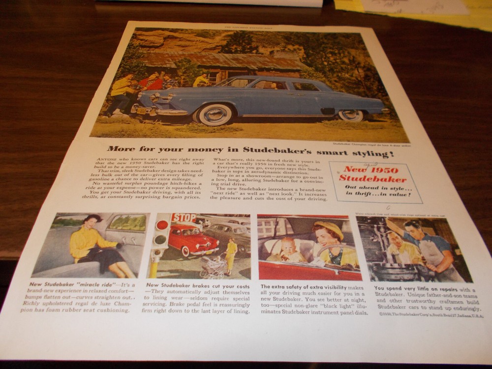1950 Studebaker Champion AD