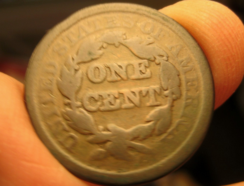 1846 LARGE CENT ~ Small Date ~ Good