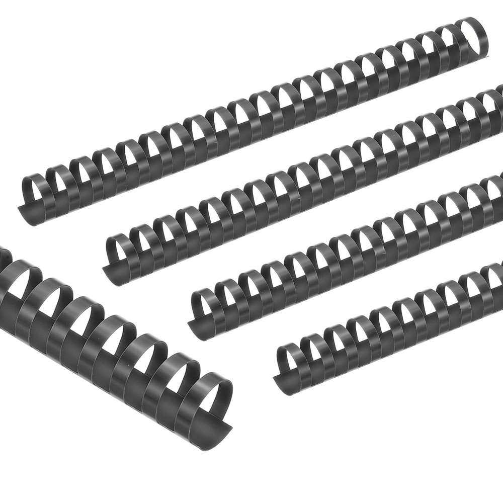 25mm (1") Plastic Binding Combs, 10 Pcs 21 Rings Comb Binding Spines 225 Shee...