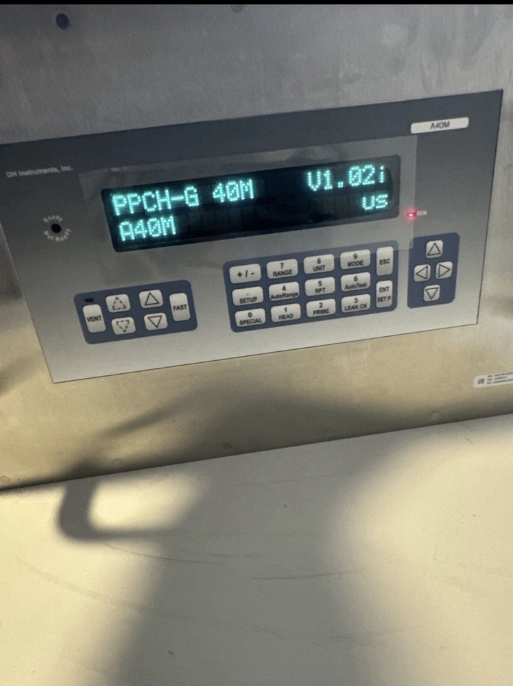 DHI DH Instruments PPCH-G-40M A40MS High Gas Pressure Controller Calibrator