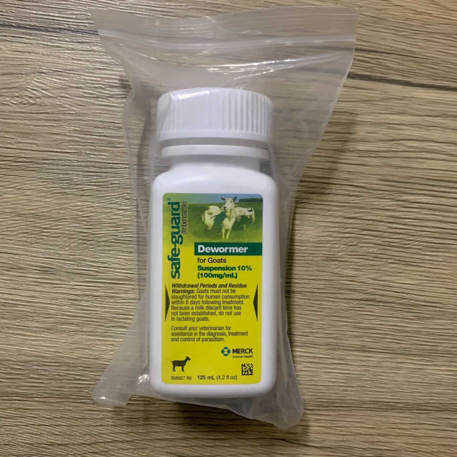 Safe-Guard Goat Dewormer 125 mL Fenbendazole by Merck