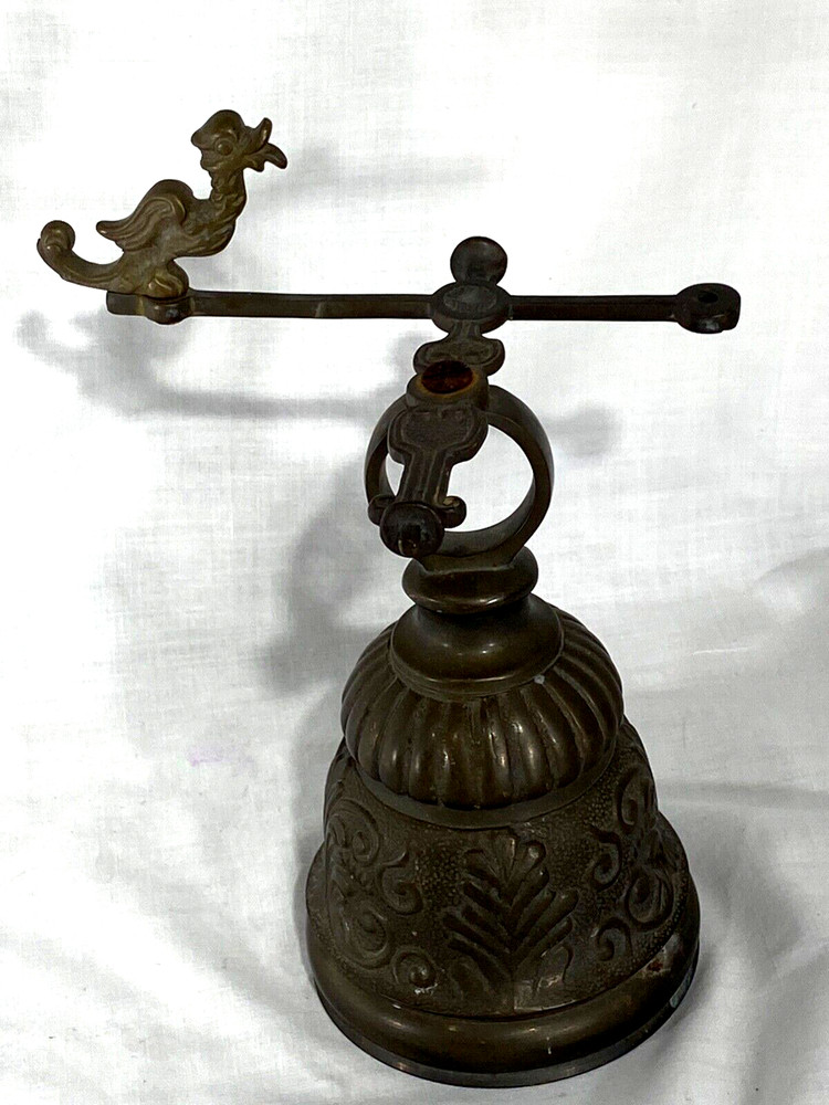 Vintage Monastery Brass Doorbell Wall Mounted