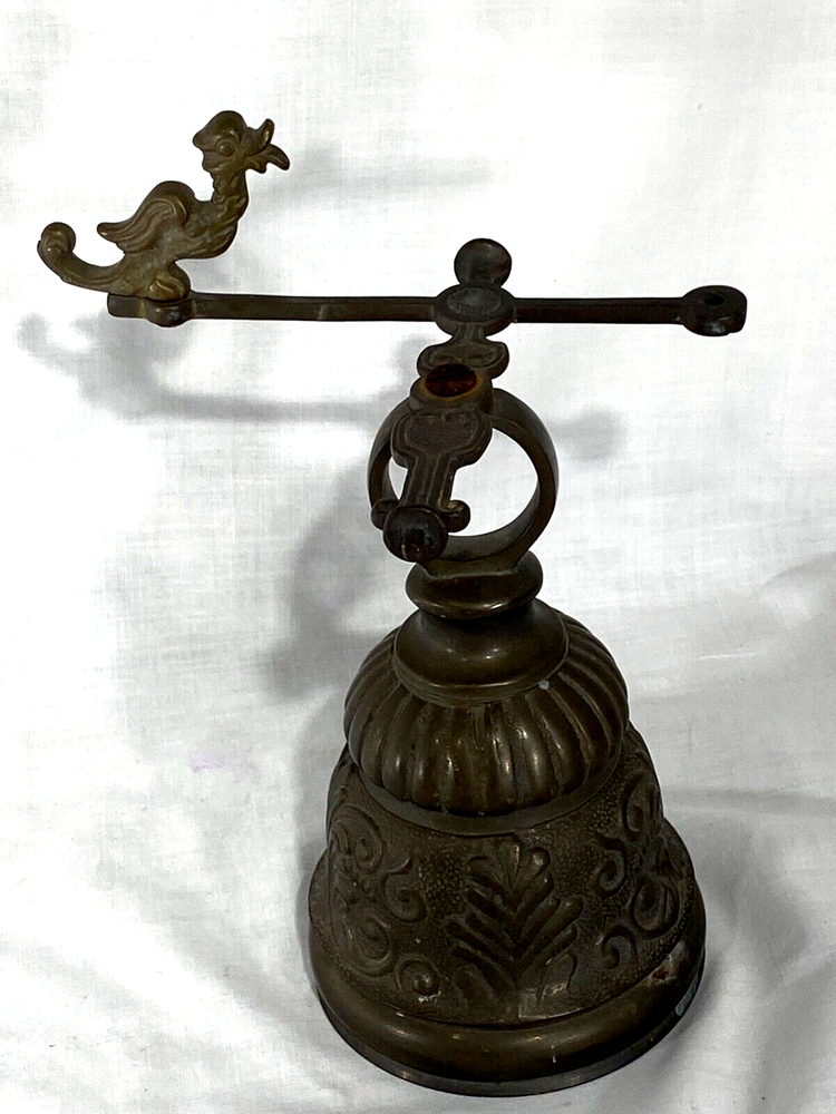 Vintage Monastery Brass Doorbell Wall Mounted