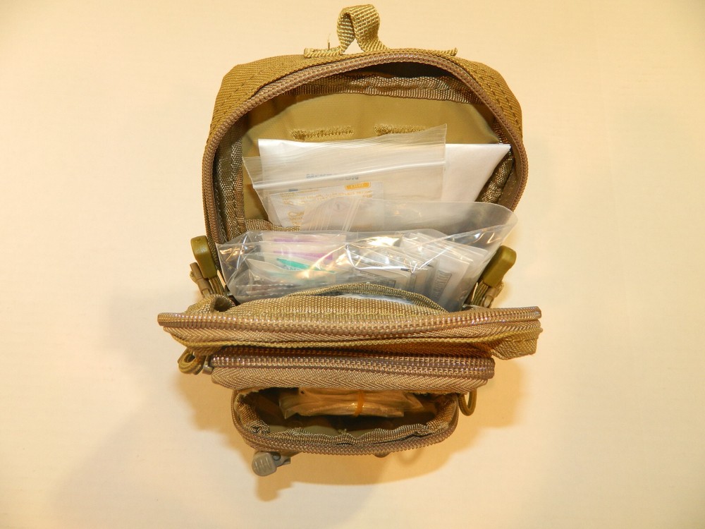 44 Essentials Items Back Packing, Hiking, Mountain Biking First Aid Kit