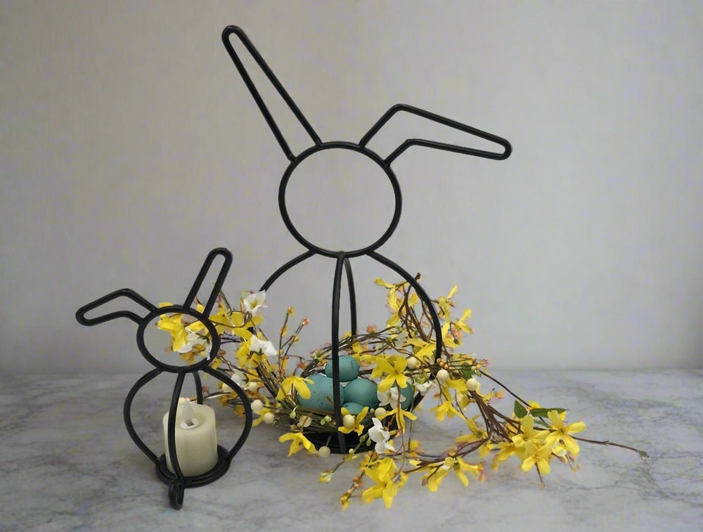 Easter Bunny Candle Holder (2 Sizes)- Amish Made
