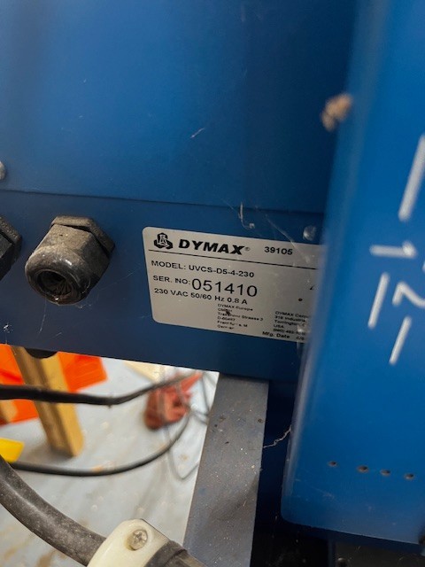 Dymax UVCS-D5-4 230 UV Light-Curing Conveyor System