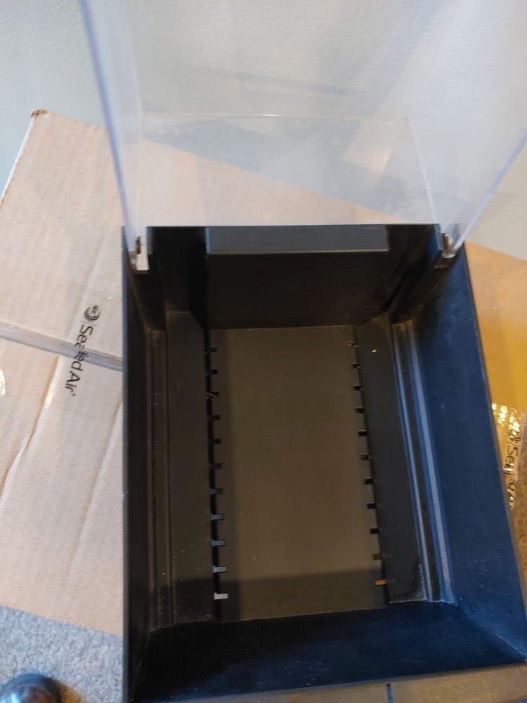 Ring King 8" X 6" Disk Diskette Storage Holder Case plastic floppy disc storage
