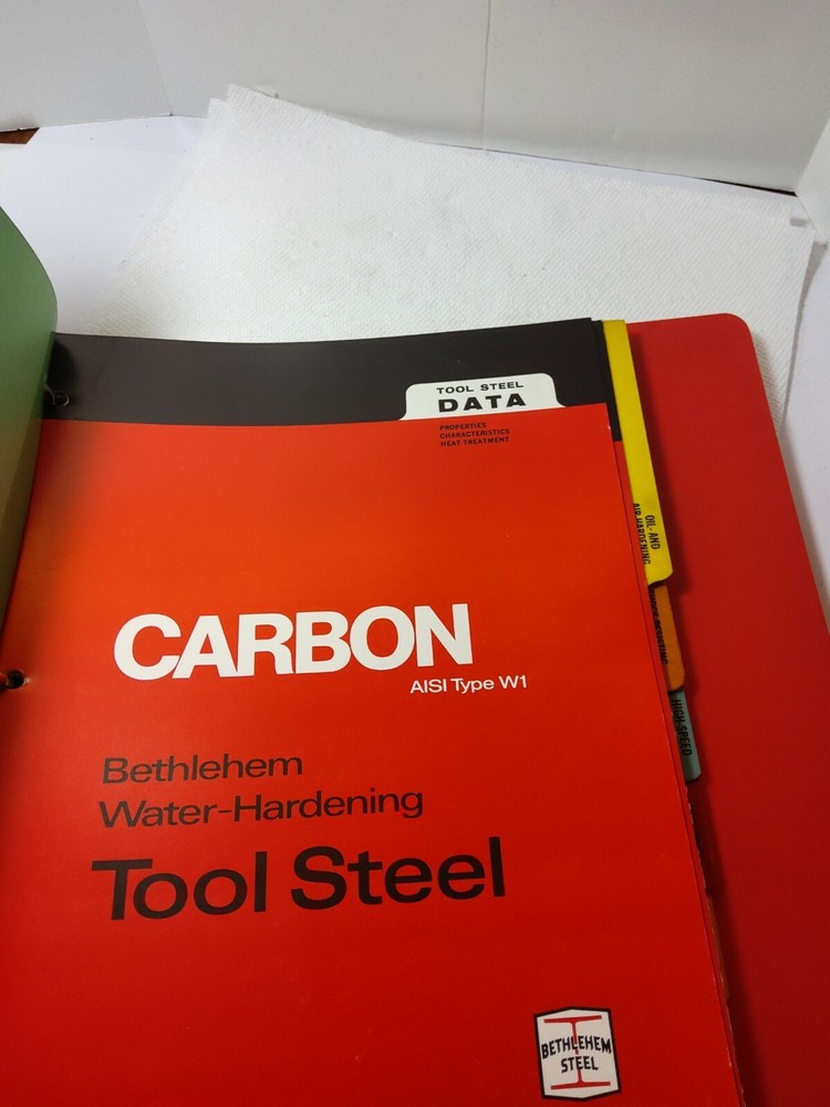 1970s Bethlehem Steel, Tool Steel Data Information Brochures