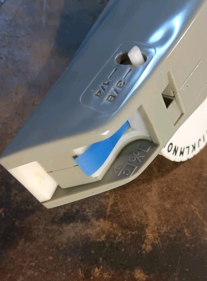 Vintage Dymo Organizer Label Maker with Case, Multiple Wheels