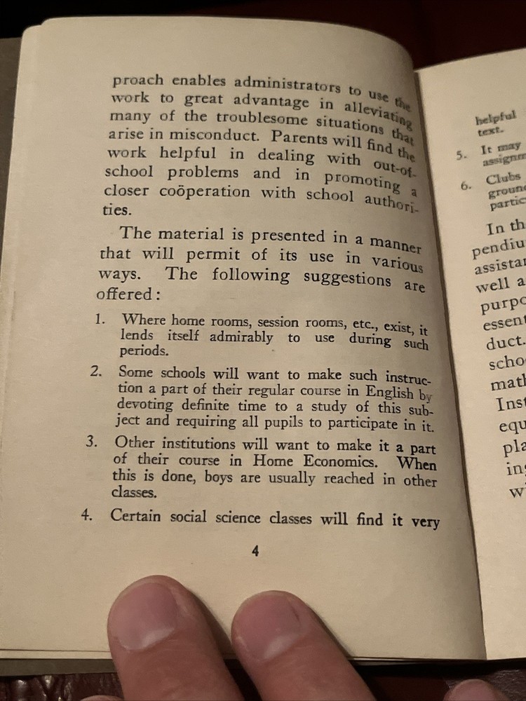 Minimum Essentials In Manners And Right Conduct For Schools