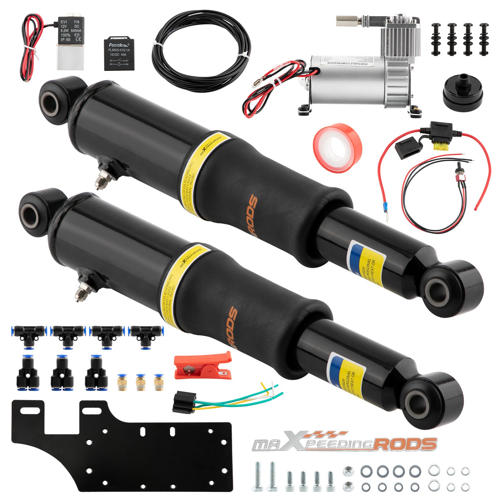 Rear Air Ride Suspension Fit For Harley Touring Electra Ultra Classic 1994-2023