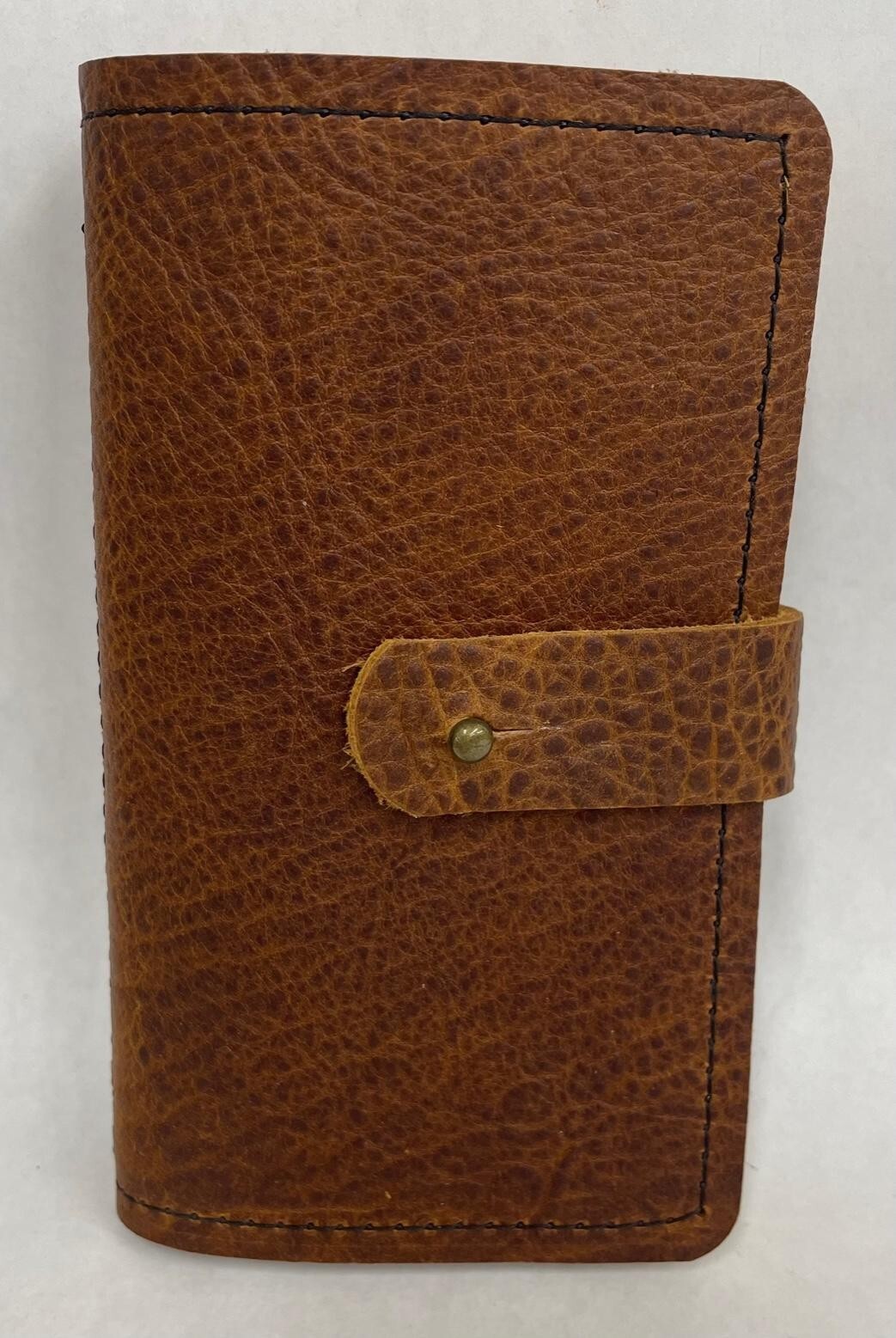 WAXED BISON BUFFALO Leather Fly Wallet - Fly Book, USA MADE FREE SHIPPING