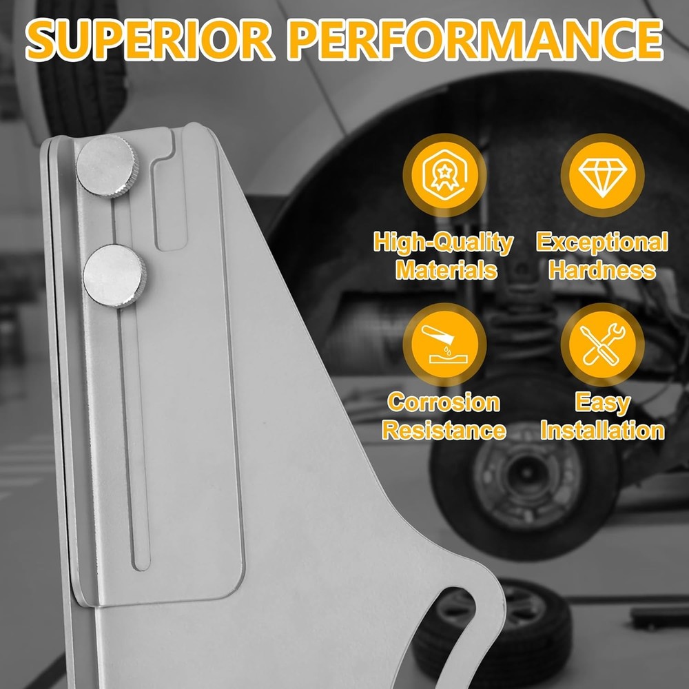 2PCS Wheel Alignment Tool Toe Camber Alignment Tool Plate with 2 Tape Measures