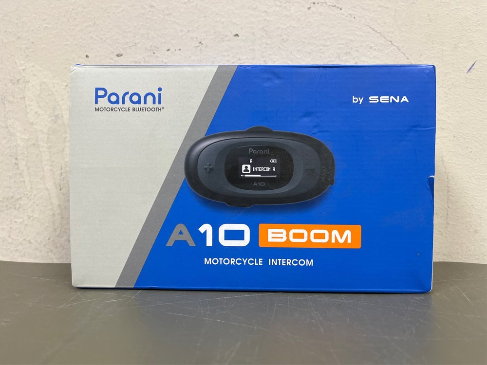 Sena Parani A10 Intercom Headset for Motorcycles (Boom Mic)
