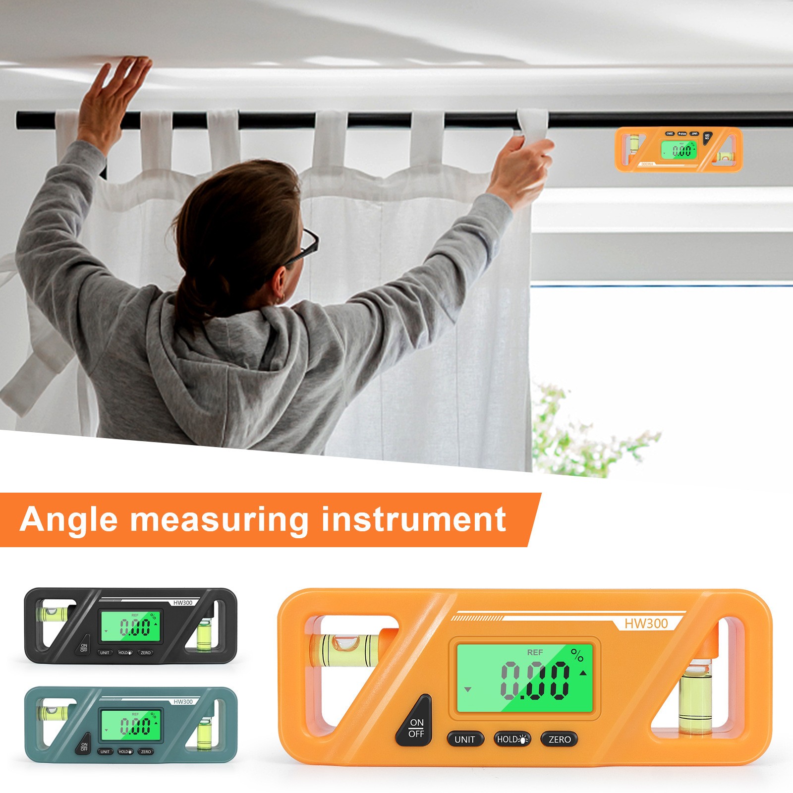 Inclinometer RISEPRO Digital Protractor Angle Finder Level Inclinometer US