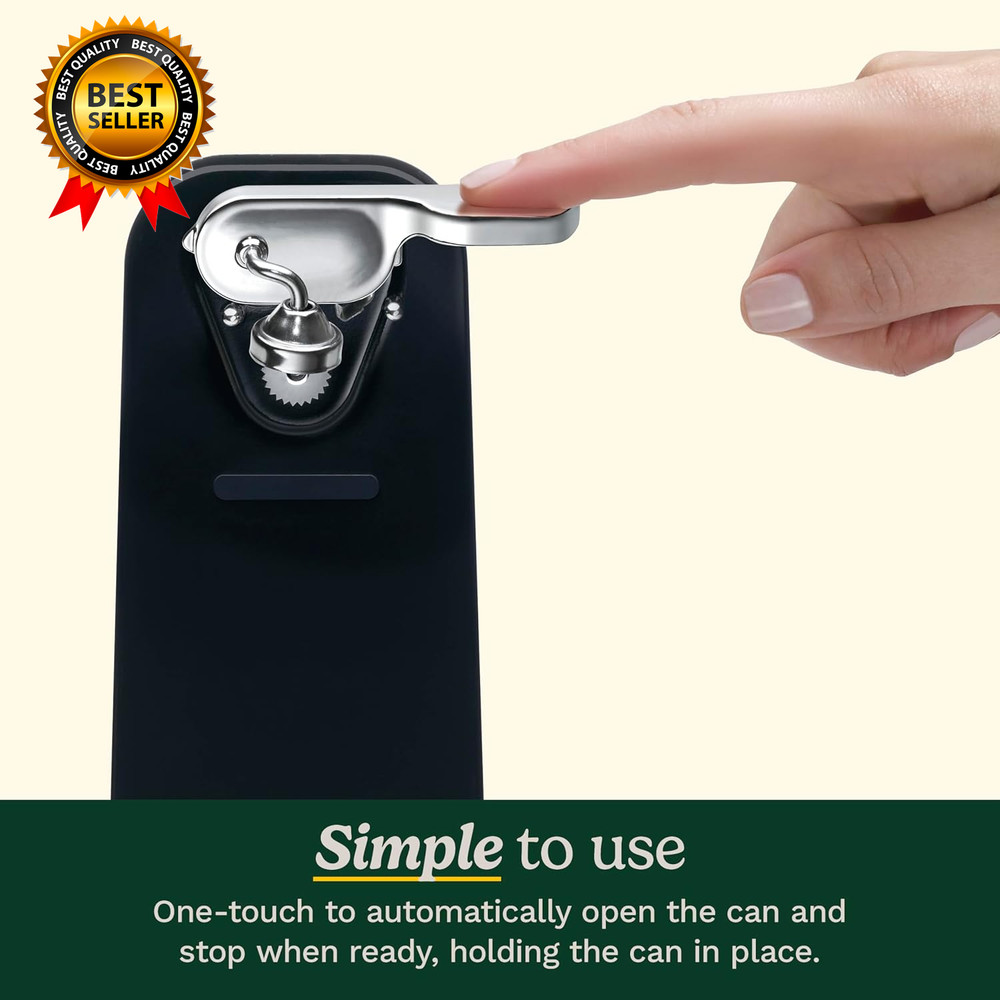 Deluxe Electric Can Opener, Single-Touch Automatic Can