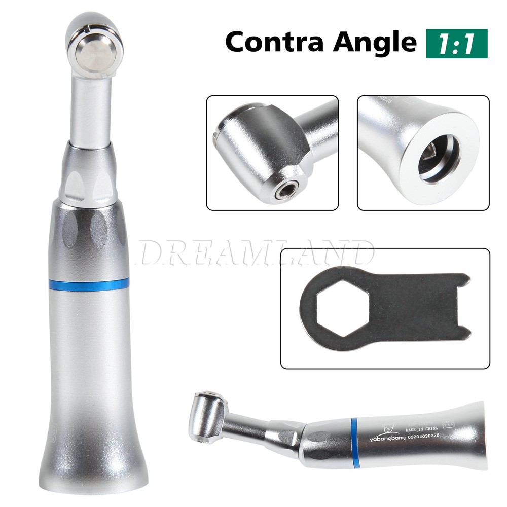 NSK Style Dental Slow Low Speed Handpiece Contra Angle Push Button E-Type CA