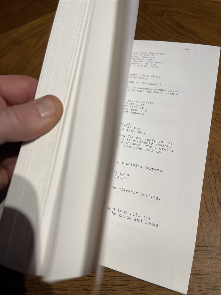 Blob II 2 Red Armageddon Original Script Screenplay E.L. Ernest West